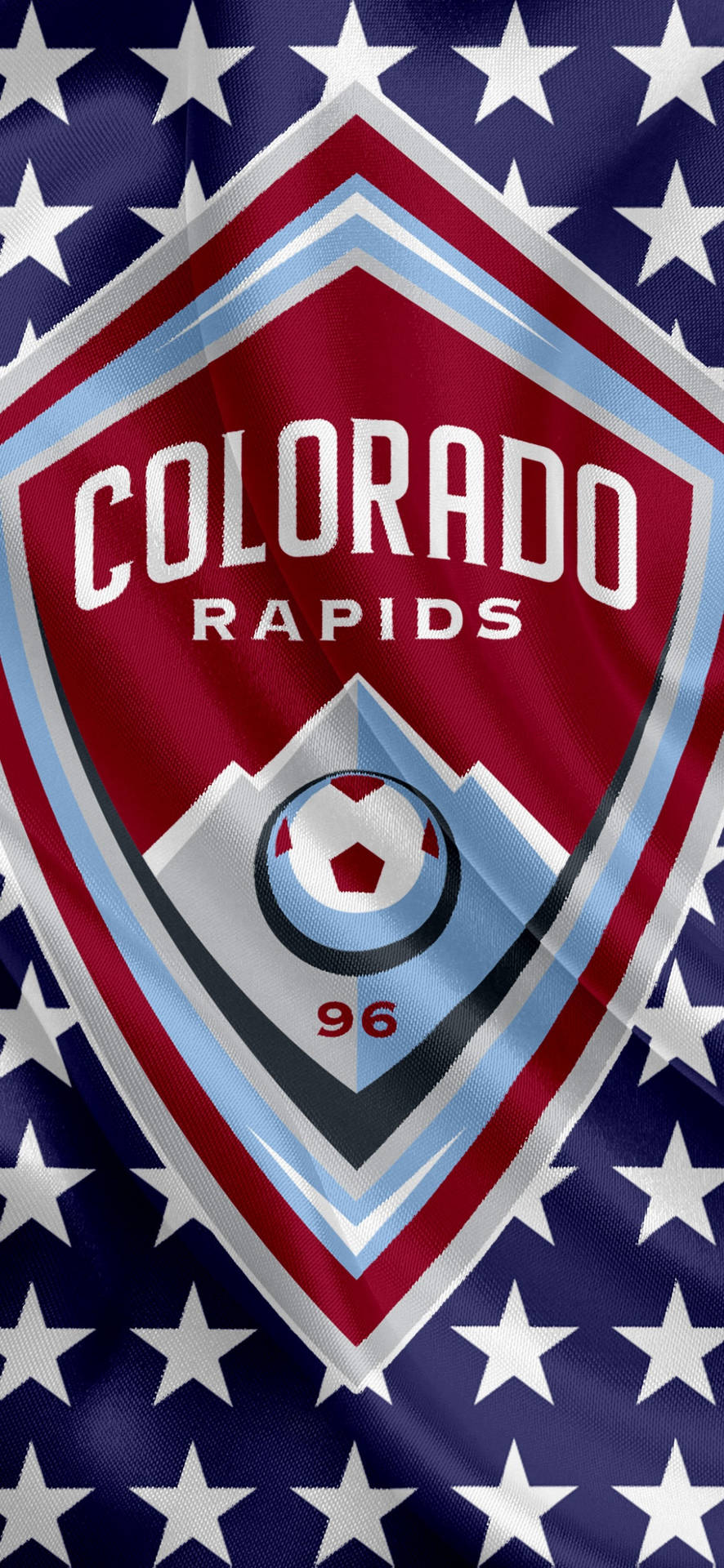 Colorado Rapids Soccer Team Official Logo Background