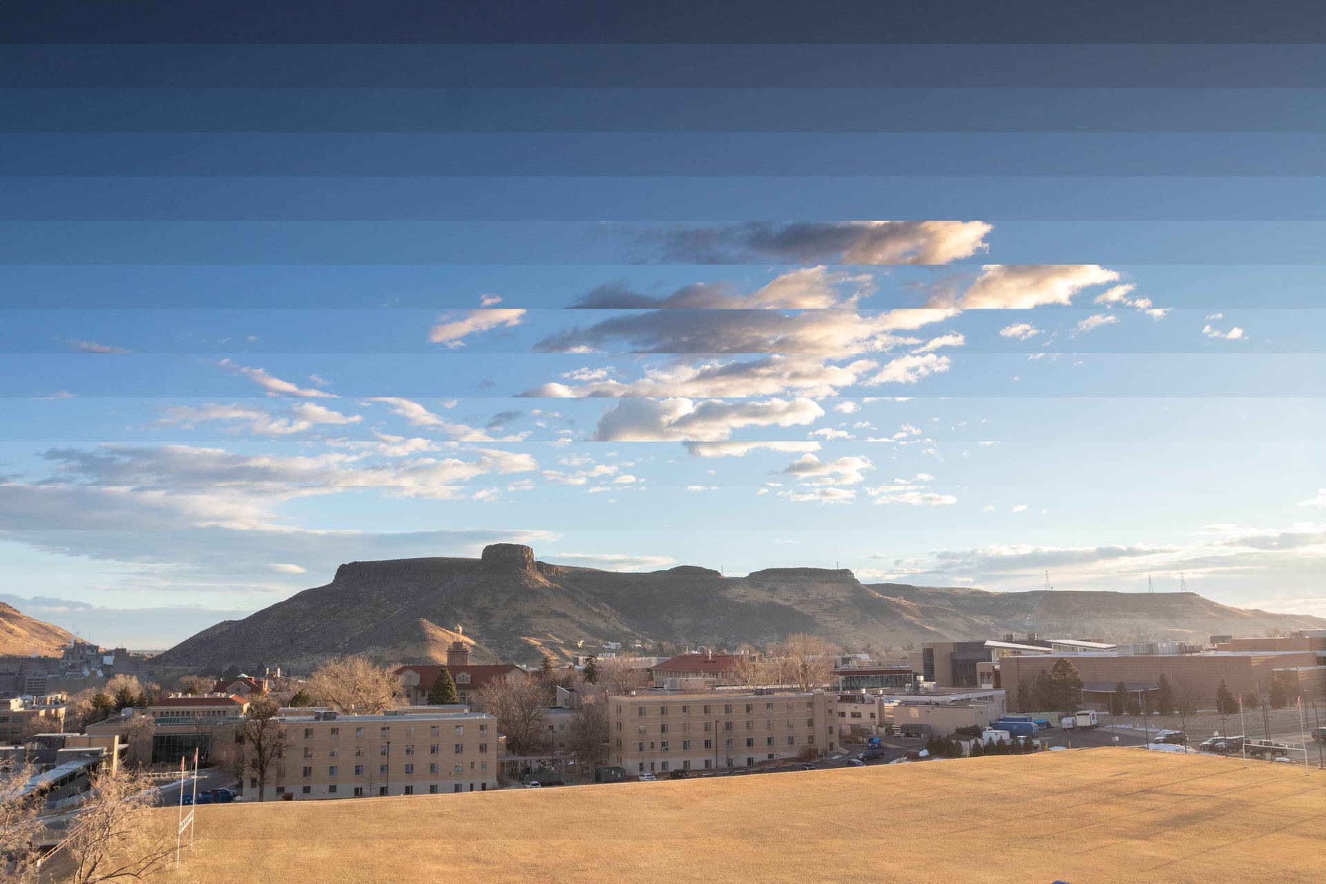 Colorado School Of Mines Against The Hills Background