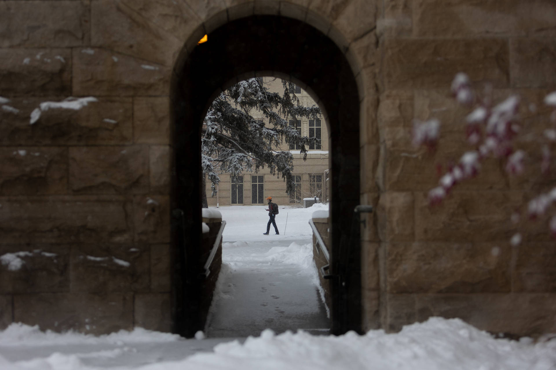 Colorado School Of Mines Stone Arch Background