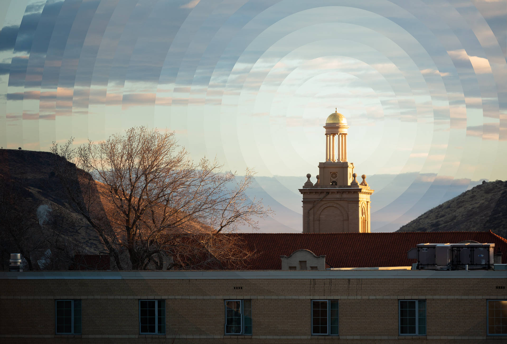 Colorado School Of Mines Tower-centered Background