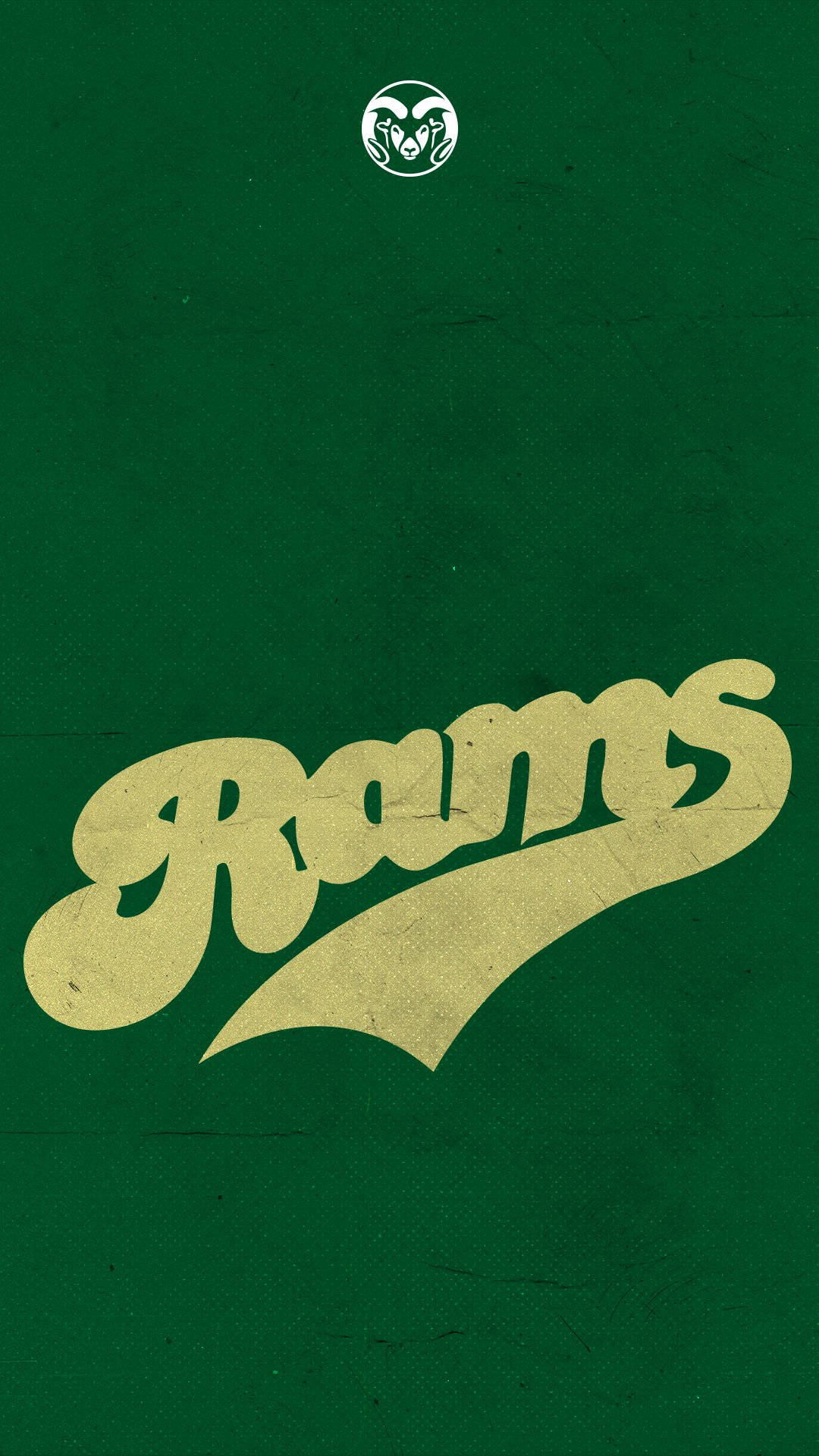 Colorado State University Rams Green Logo Background