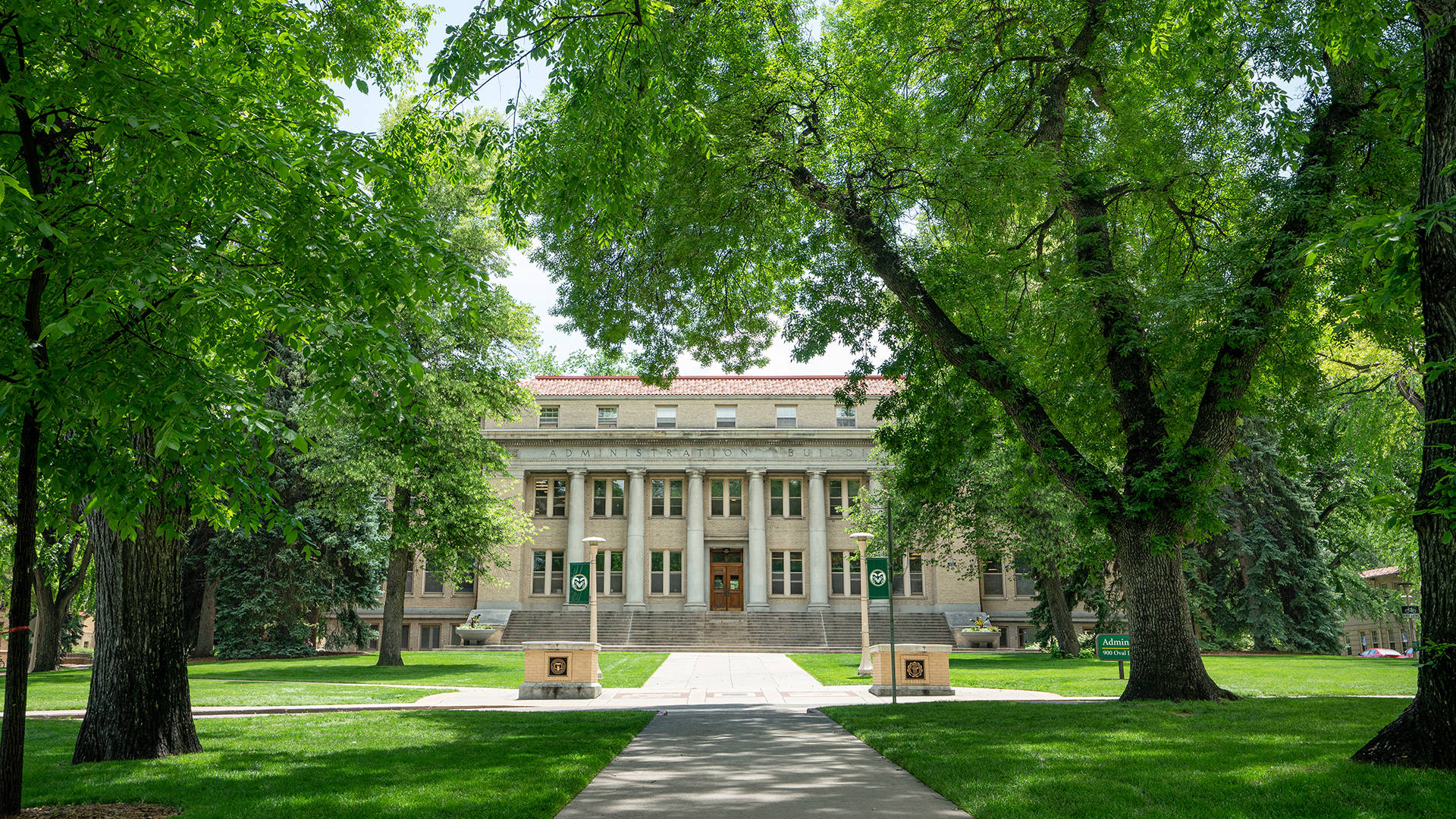 Colorado State University Town Hall Background