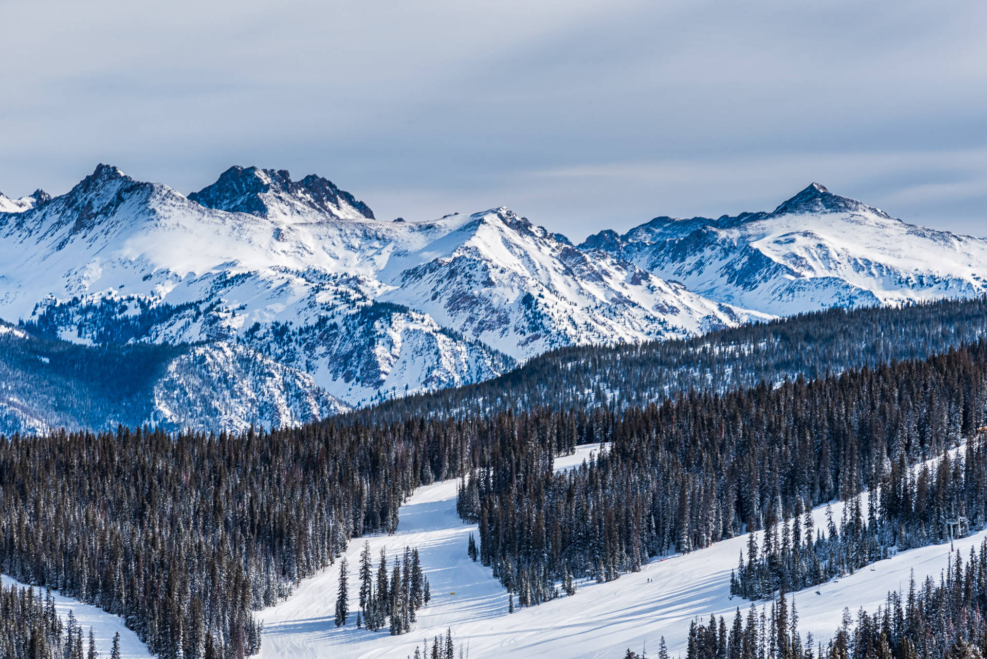 Colorado Vail Ski Resort Background