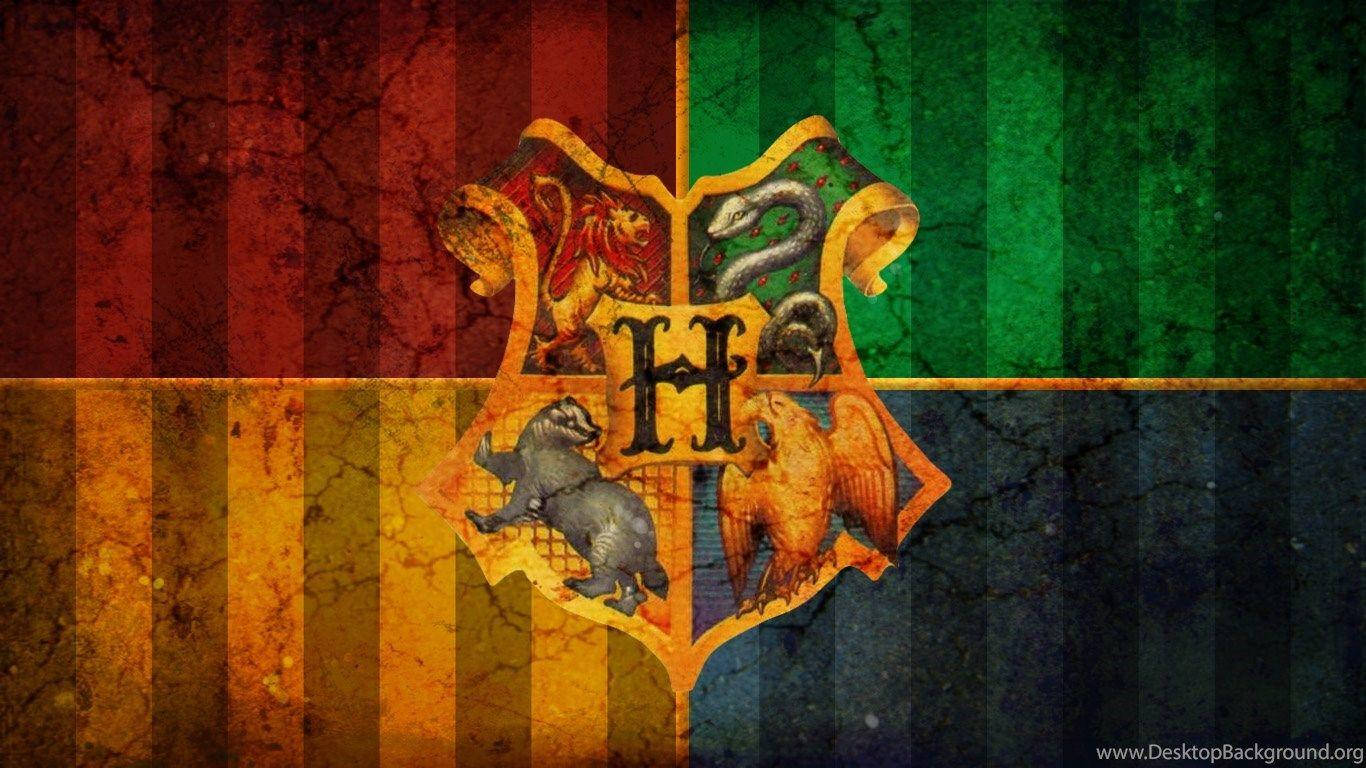 Colored Four Houses Harry Potter Ipad Background