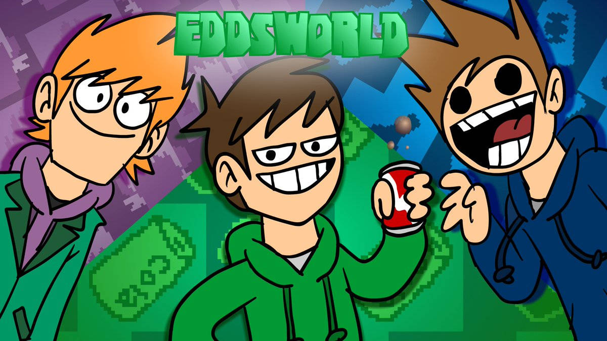 Colored Illustration Of Eddsworld Casts
