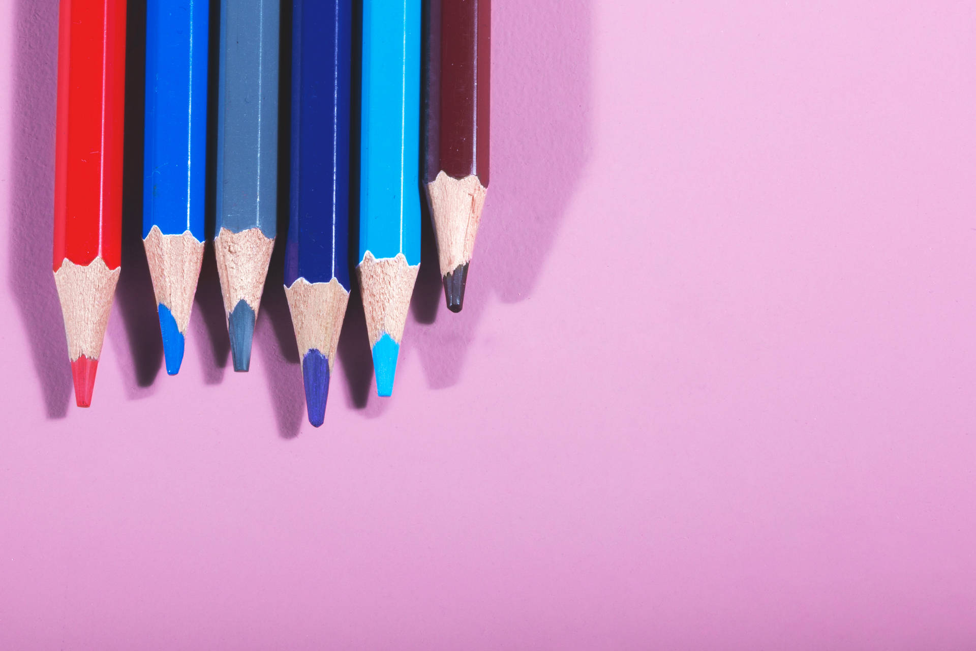 Colored Pencils For Illustration Background