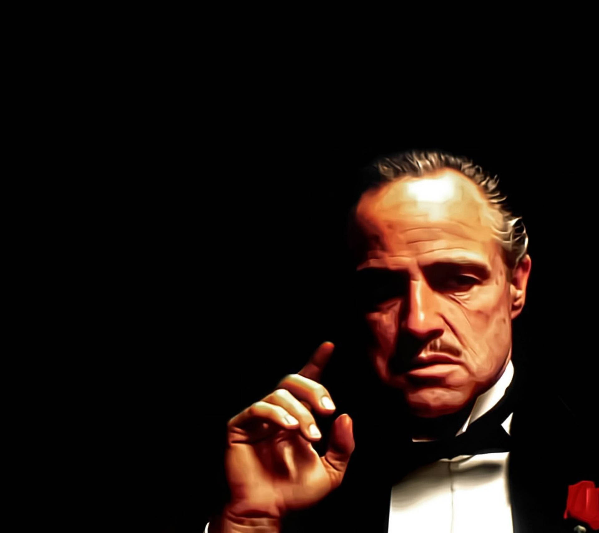 Colored The Godfather Mafia Boss Background