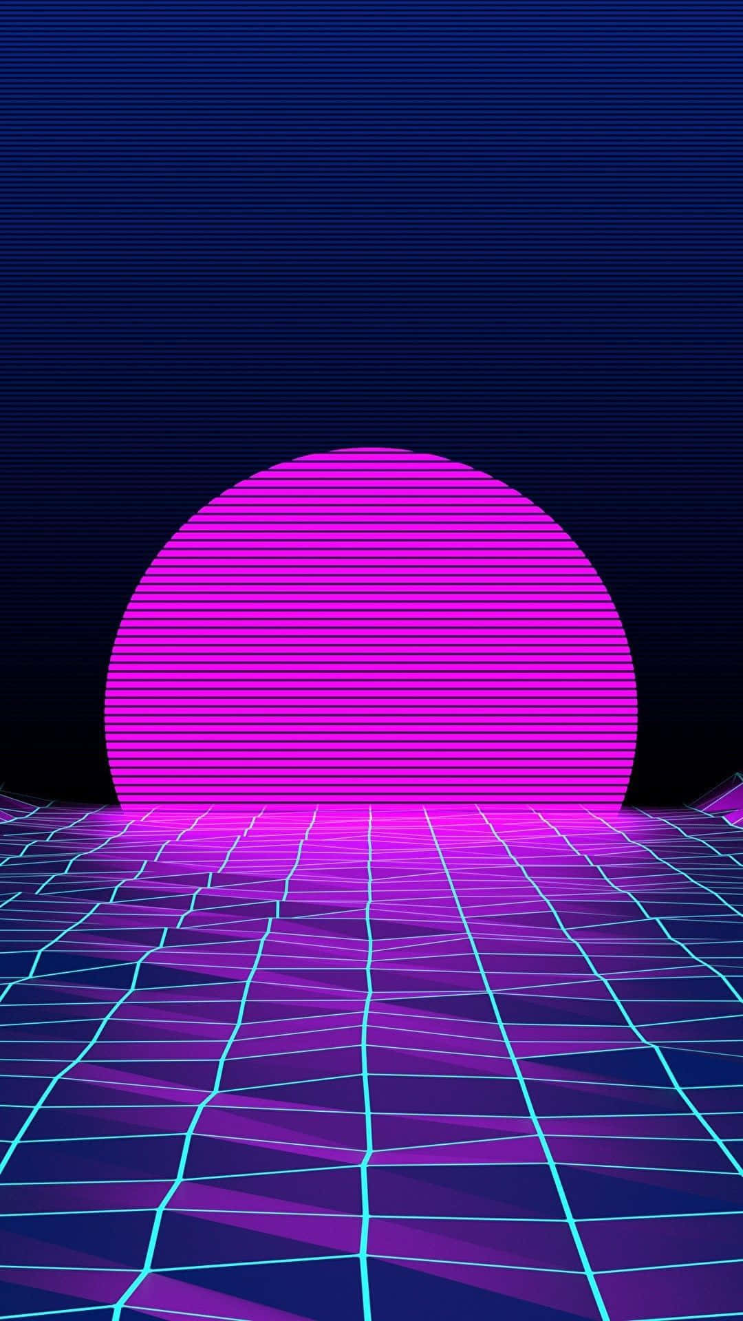 Colorful 80's Style Iphone Wallpaper. Background