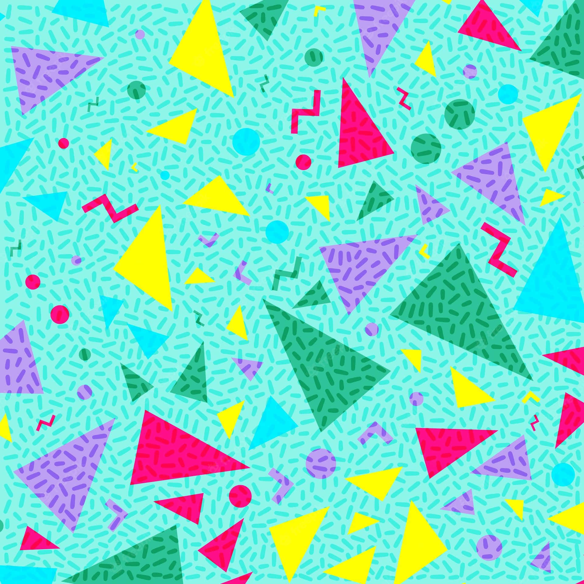 Colorful 90s Style Carpet Background Background