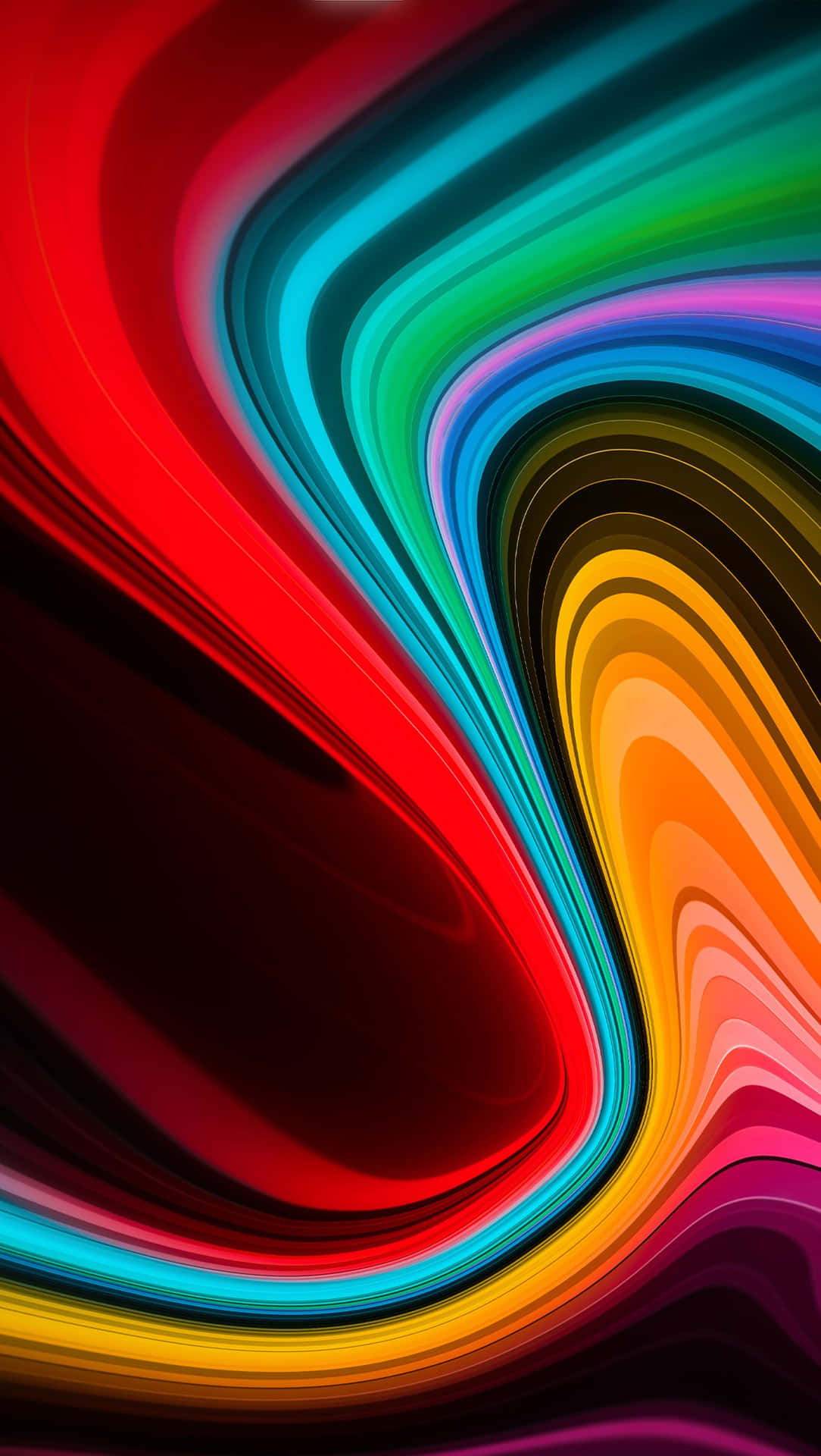 Colorful Abstract Background With A Rainbow Of Colors