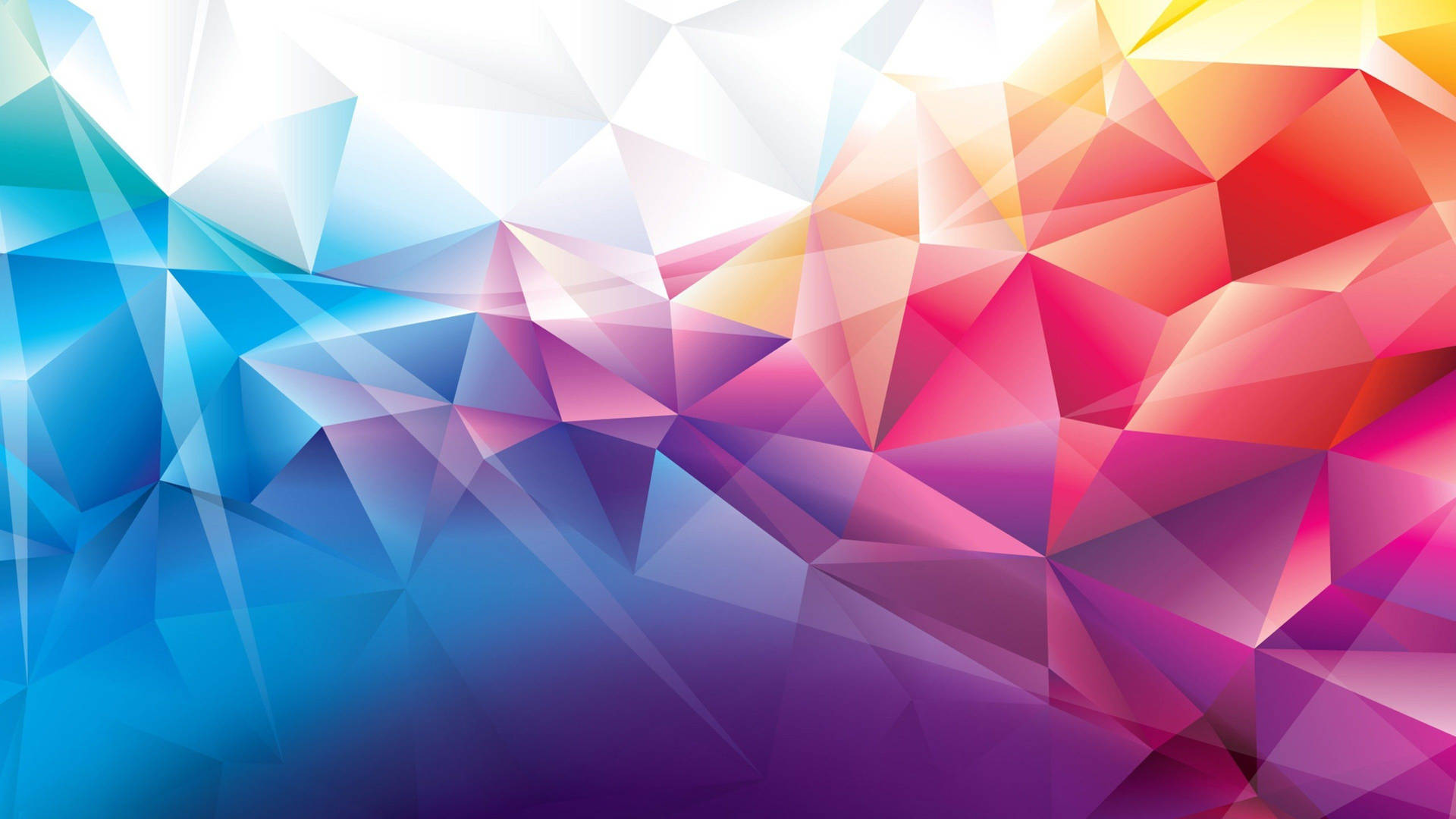 Colorful Abstract Geometric Polygons Background