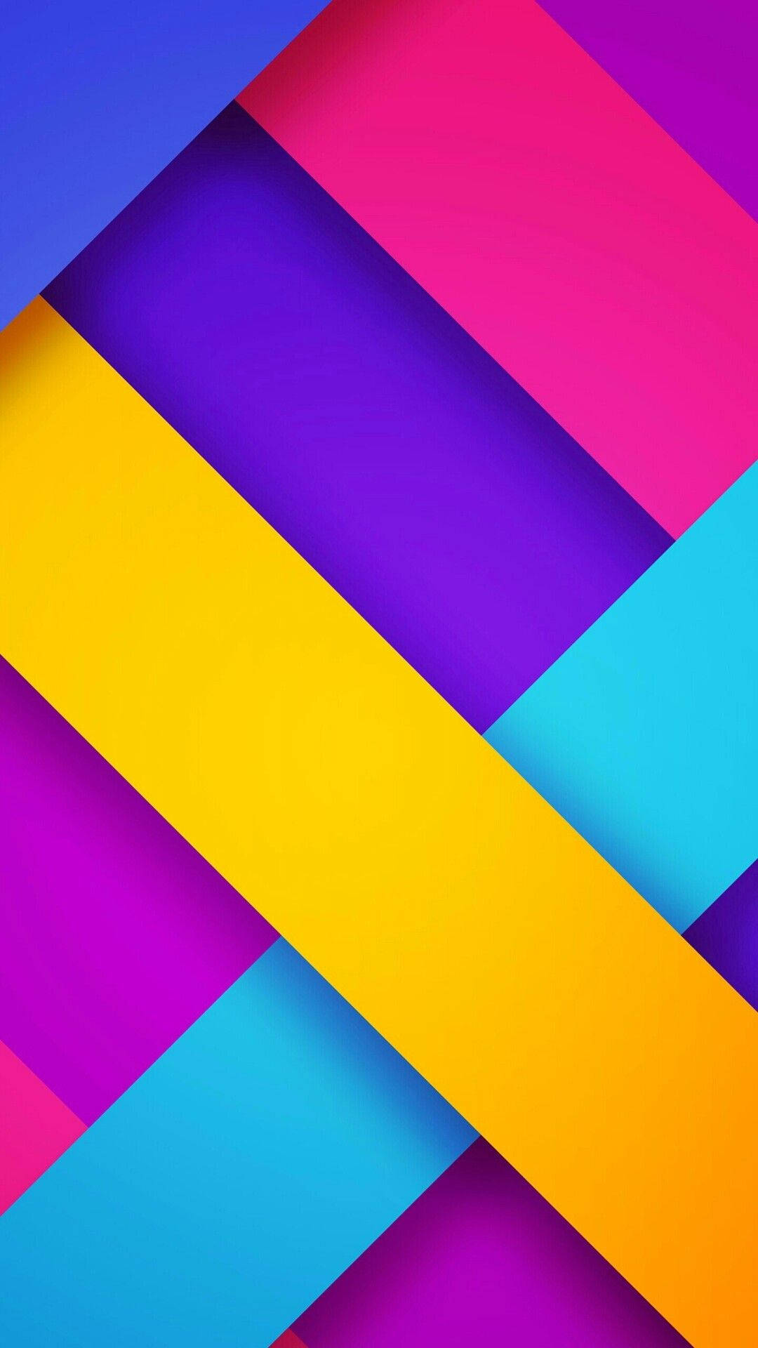Colorful Abstract Geometric Stripes Background