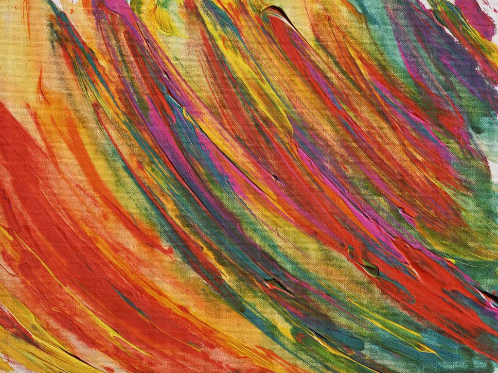 Colorful Abstract Painting Desktop Background