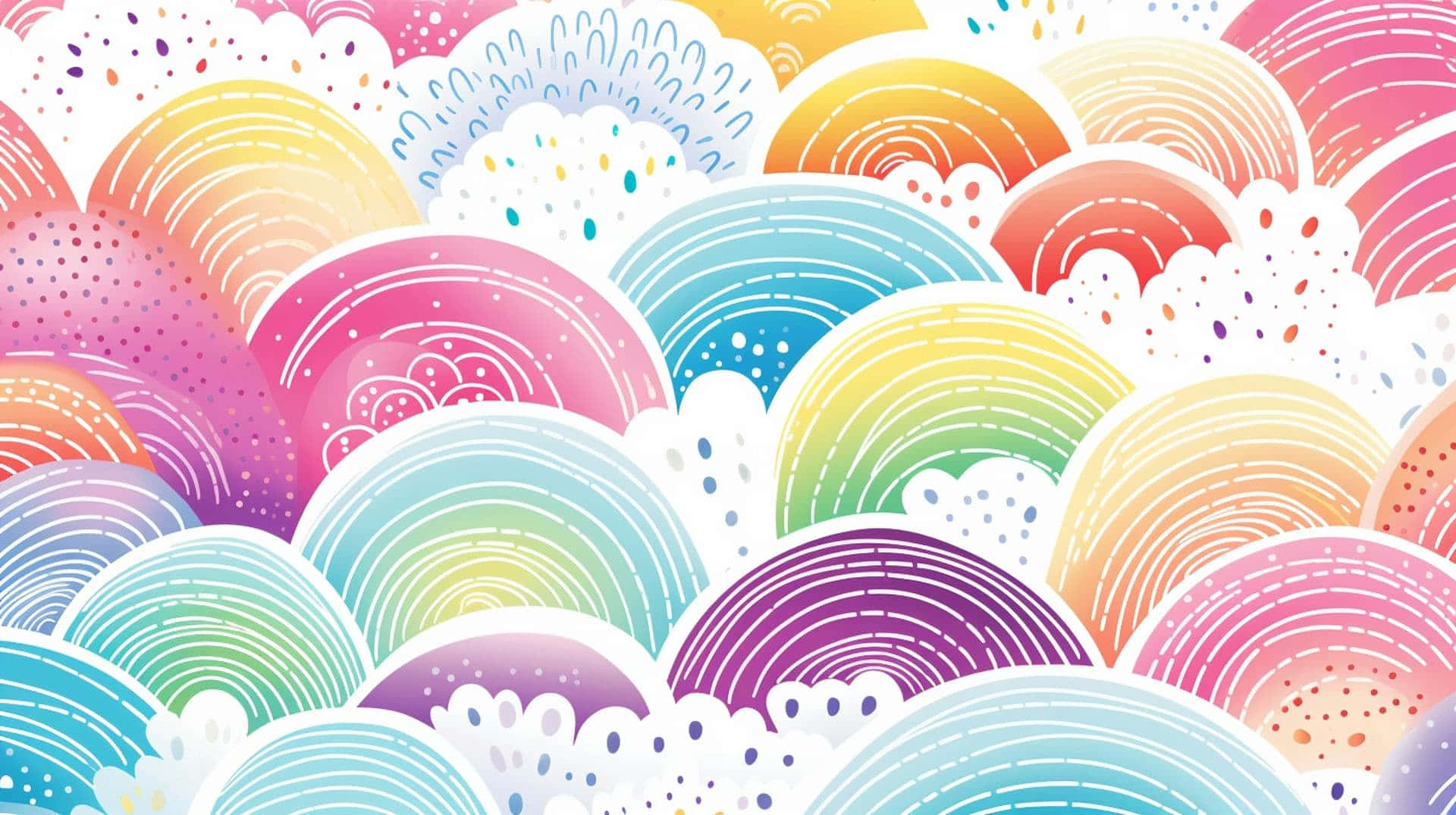 Colorful Abstract Rainbow Pattern Background