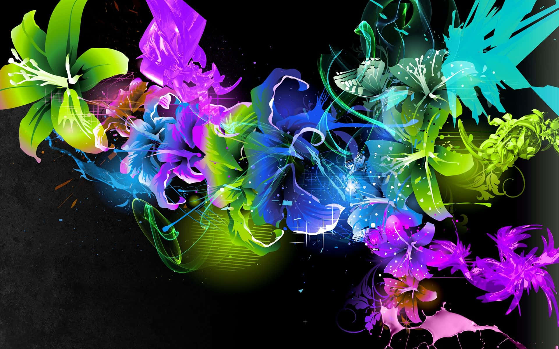 Colorful Abstract Wave Artwork
