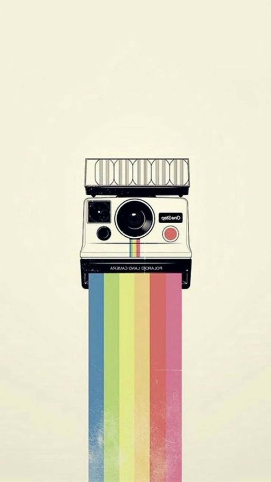 Colorful Aesthetic Polaroid Rainbow