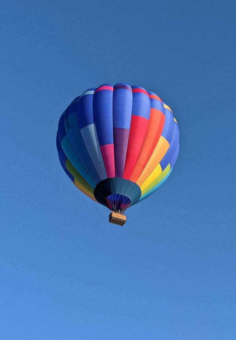 Colorful Air Balloon Ipad 2021 Background