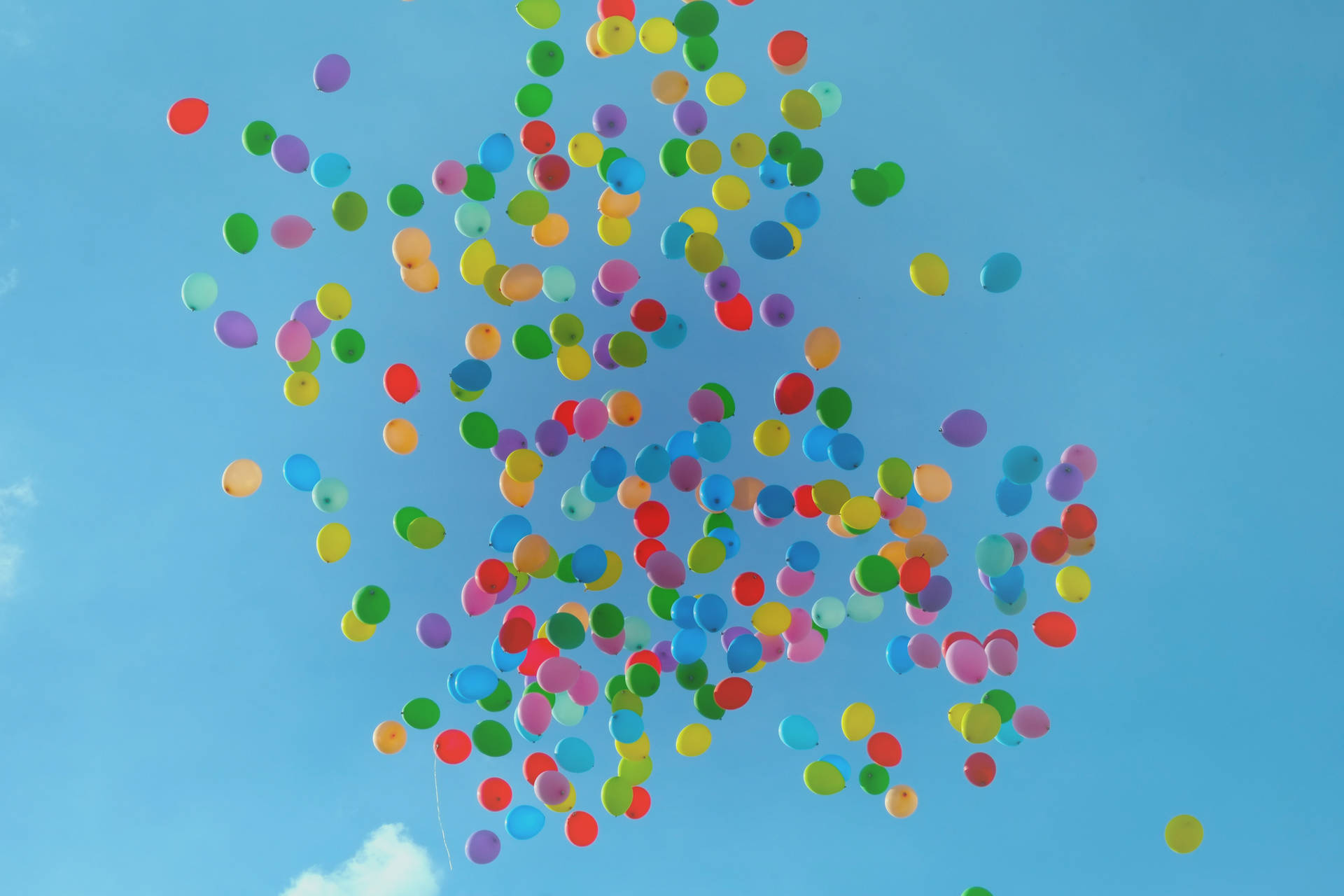 Colorful Air Balloons Background