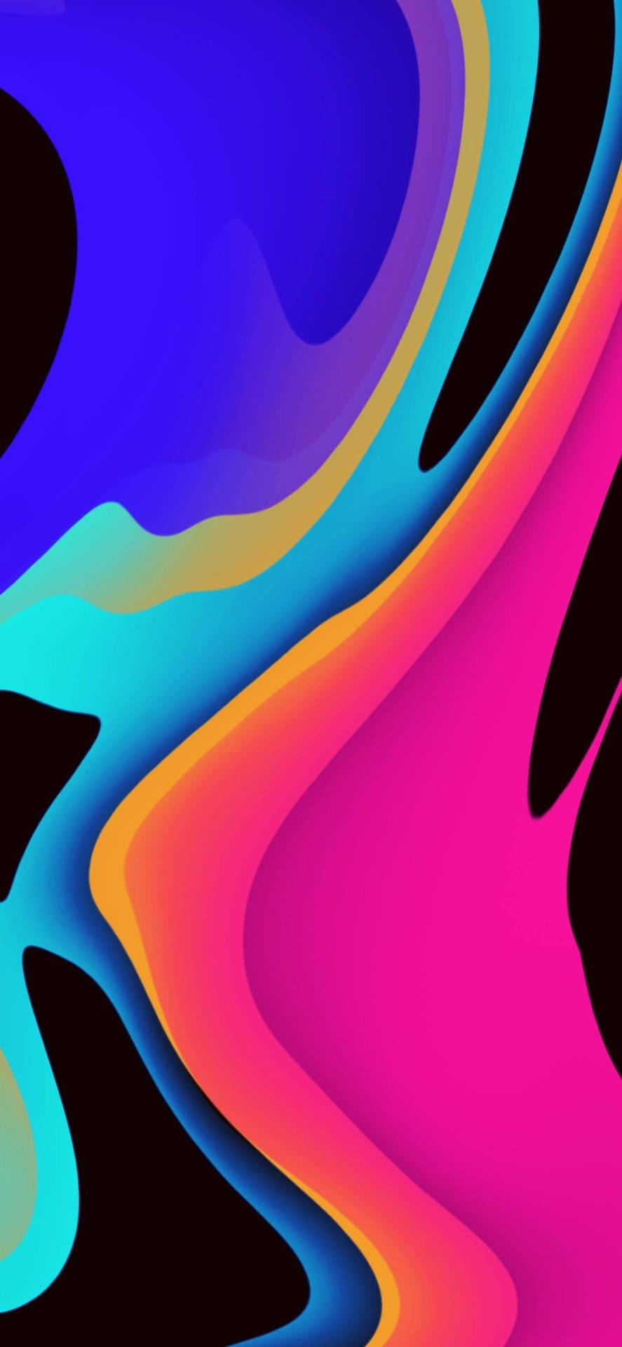 Colorful Amoled Digital Abstract Art Background