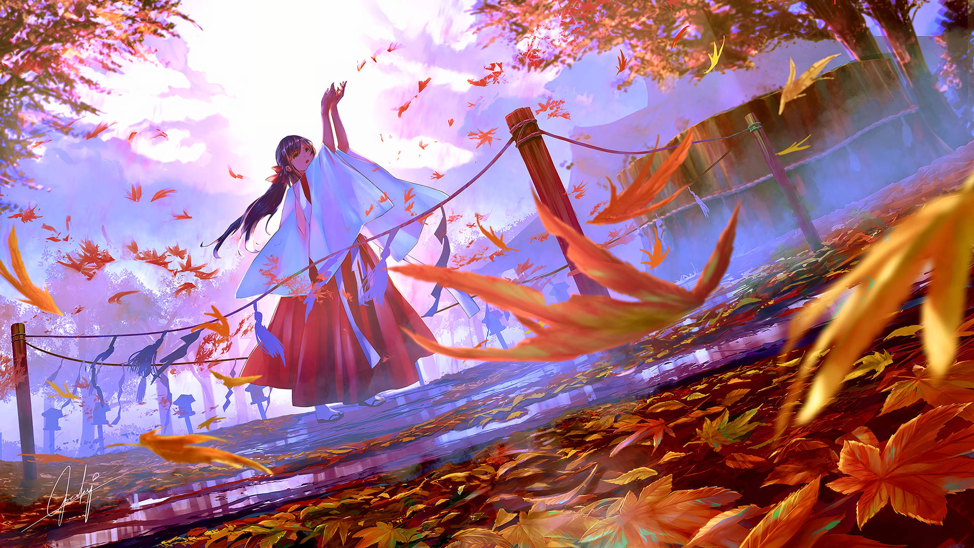 Colorful And Dynamic 4k Anime Art Background