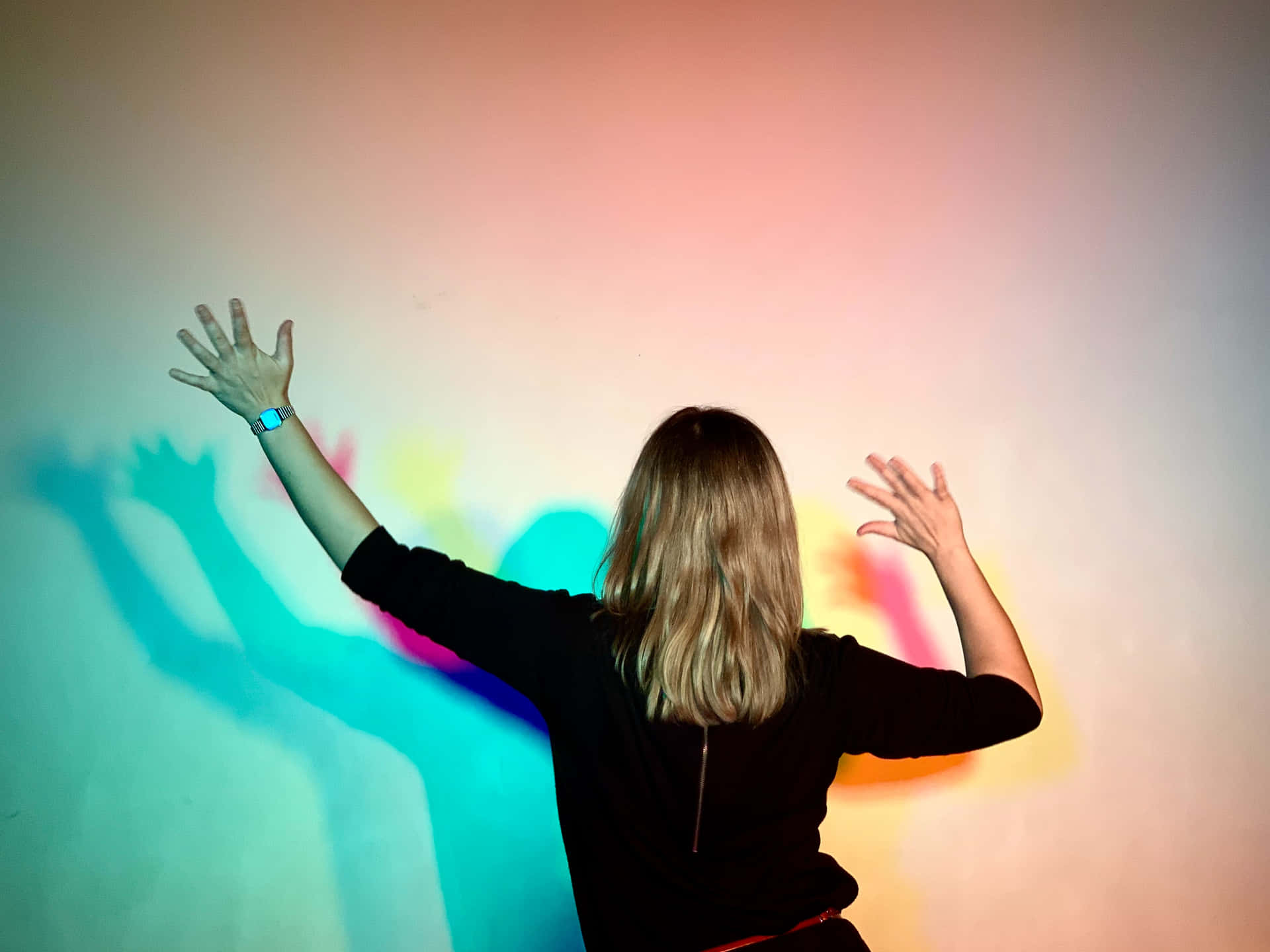 Colorful And Multifaceted Shadow Background