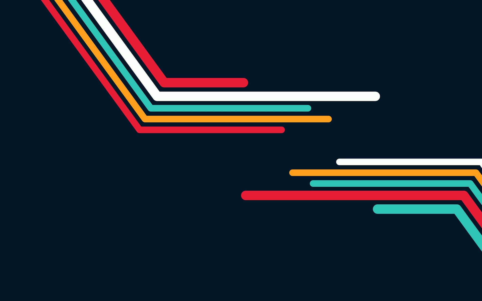 Colorful Arrows On A Dark Background Background