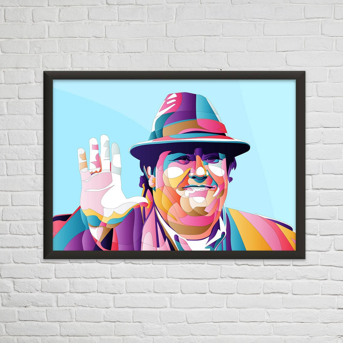 Colorful Art John Candy Background