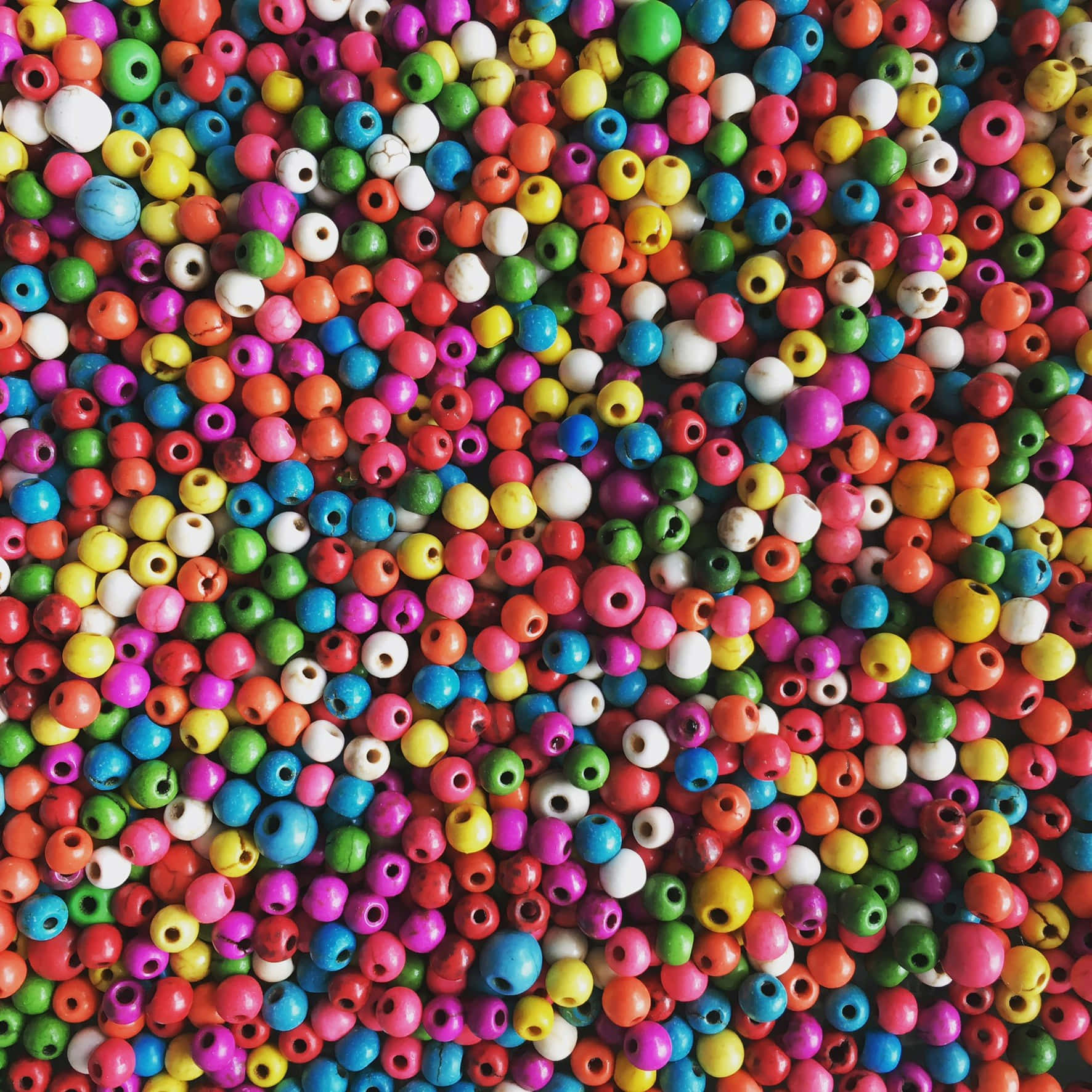 Colorful Beads Texture Background