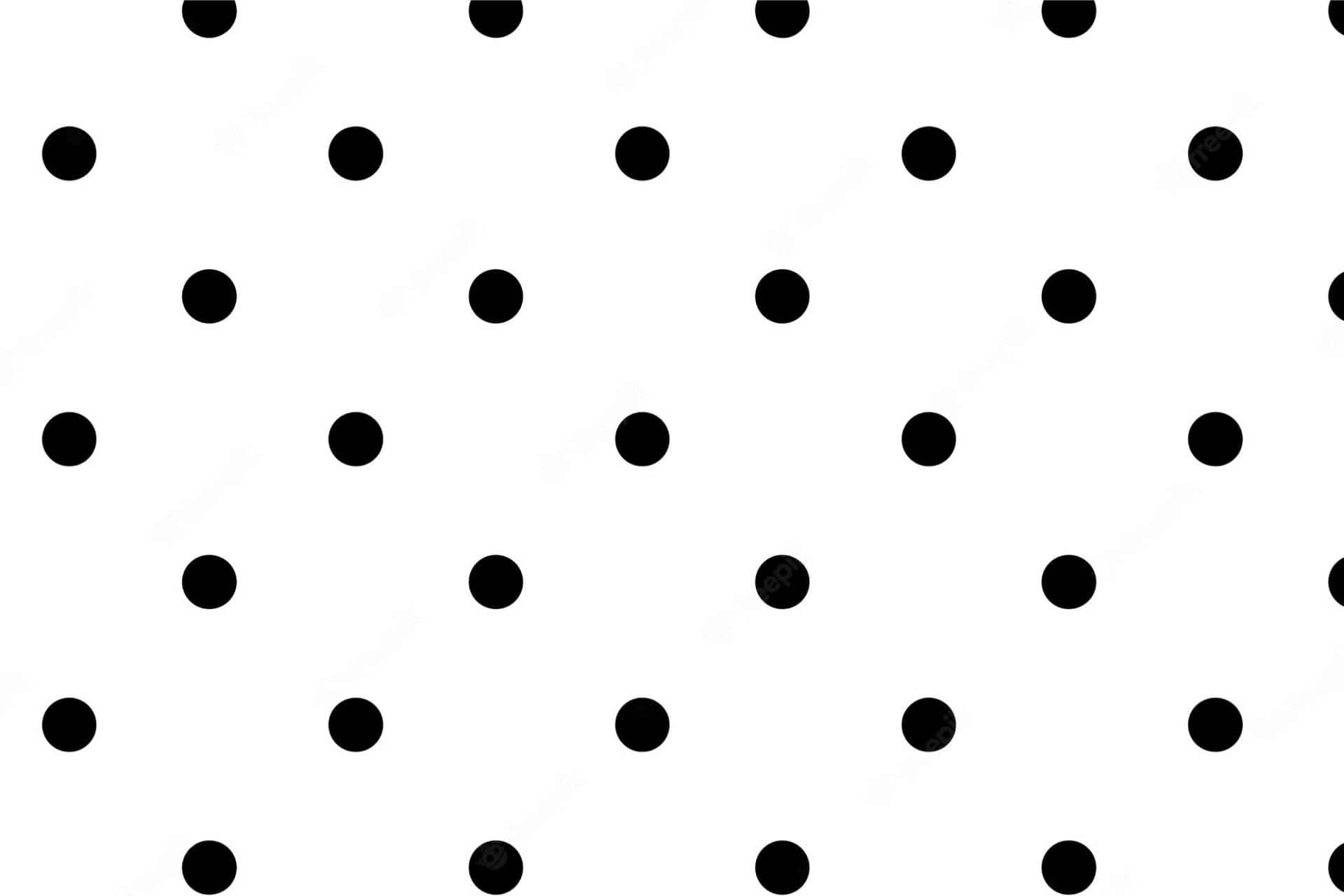 Colorful Black Dots Background