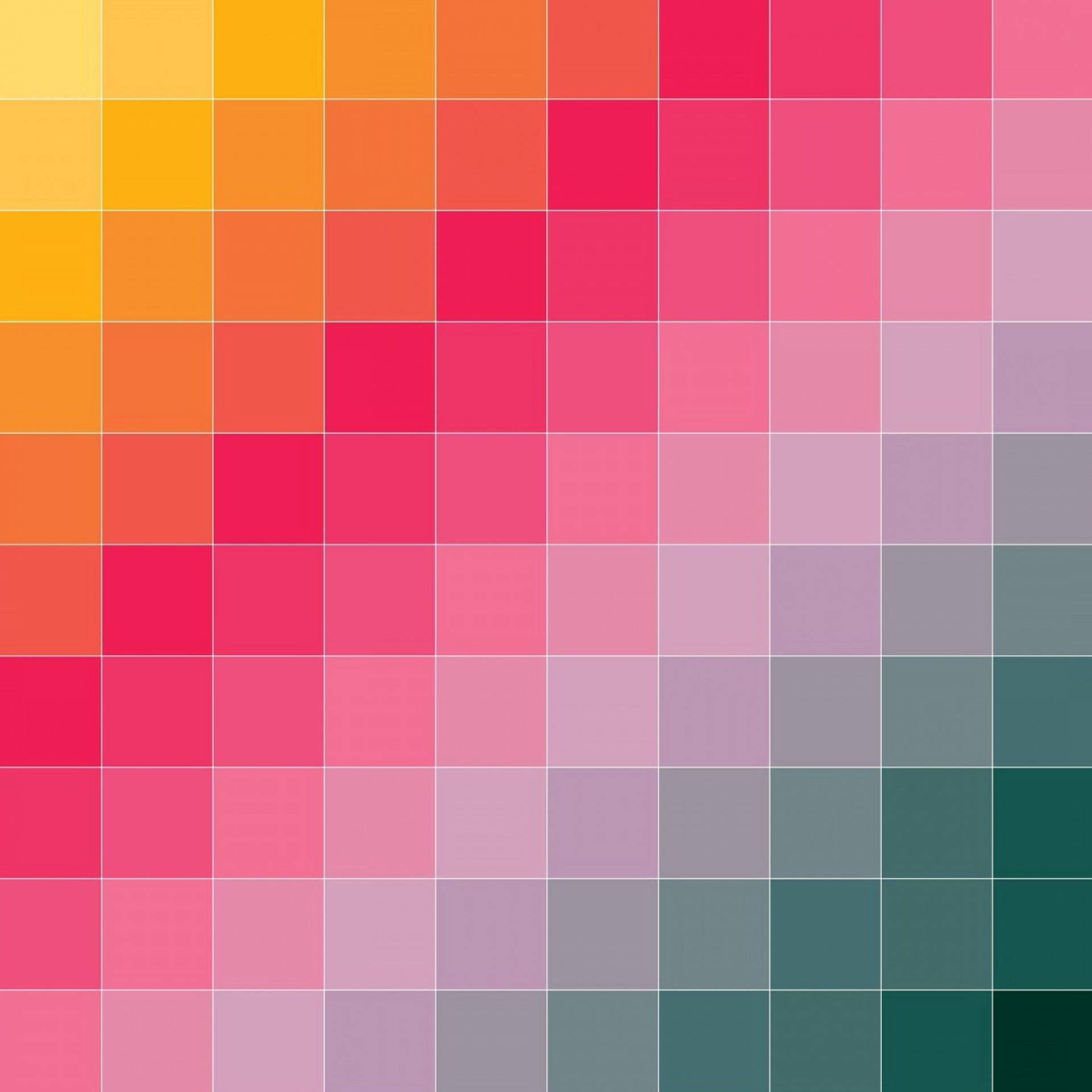 Colorful Blocky Gradient Grid Aesthetic Background