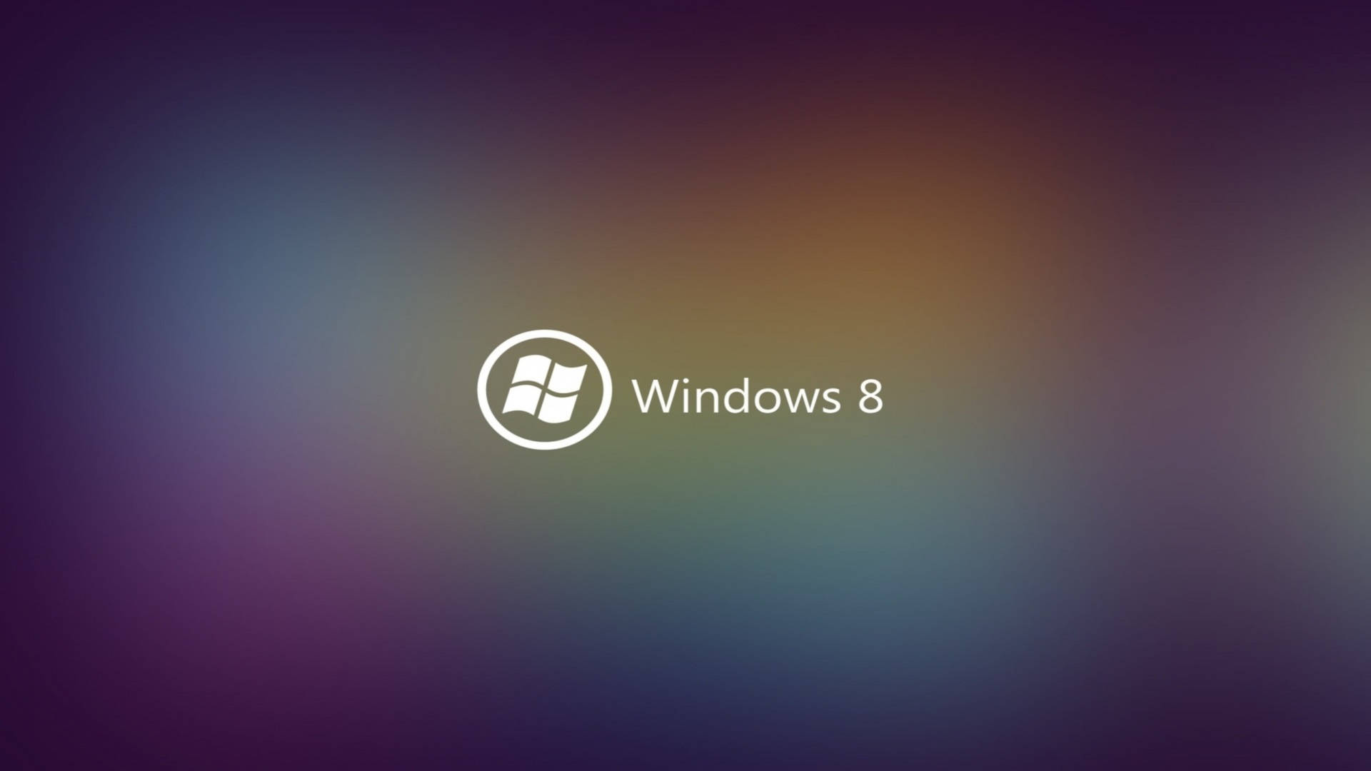 Colorful Blur Windows 8 Background Background