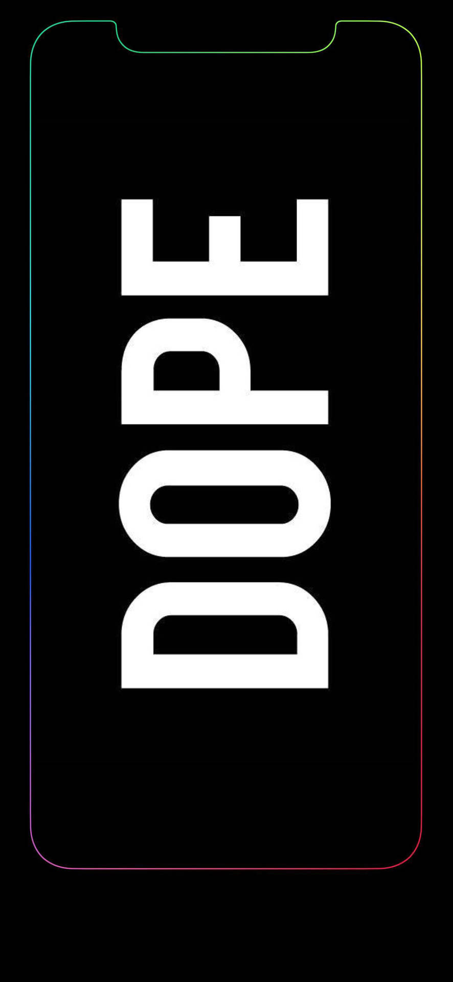 Colorful Border Dope Iphone Background