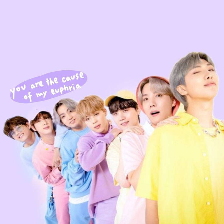 Colorful Bts Cute Aesthetic