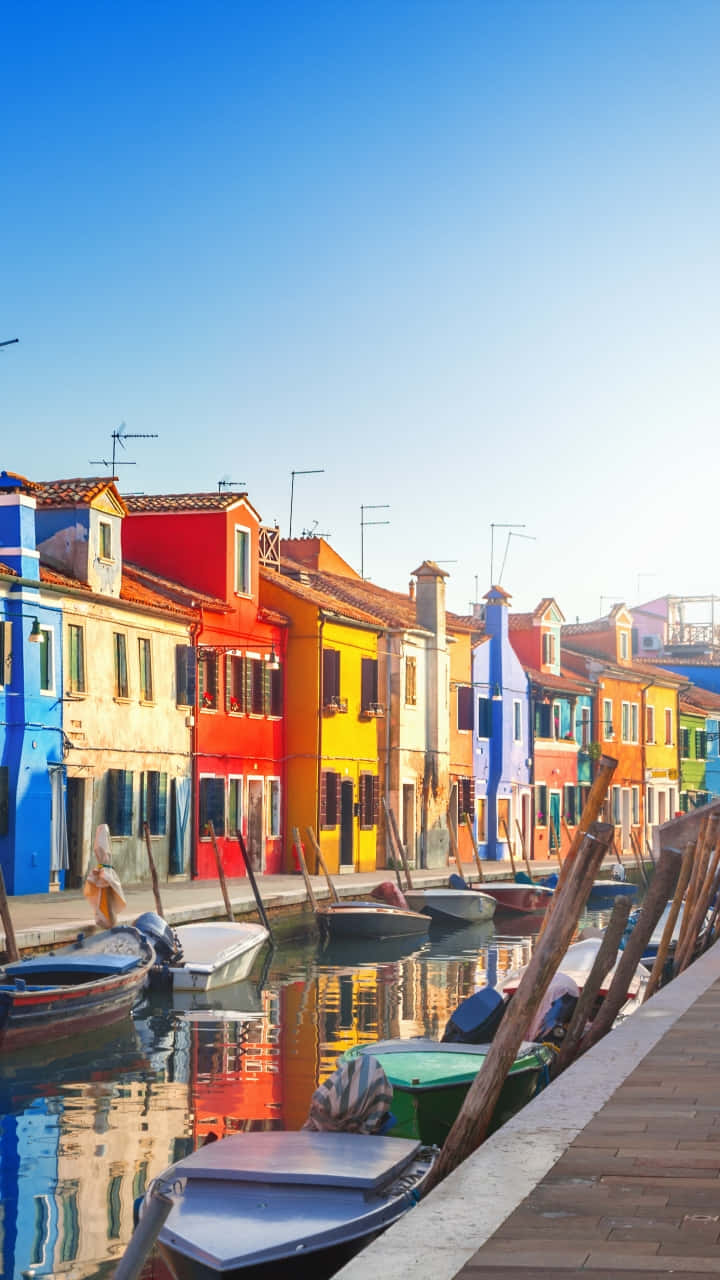 Colorful_ Burano_ Canal_ Venice_ Italy