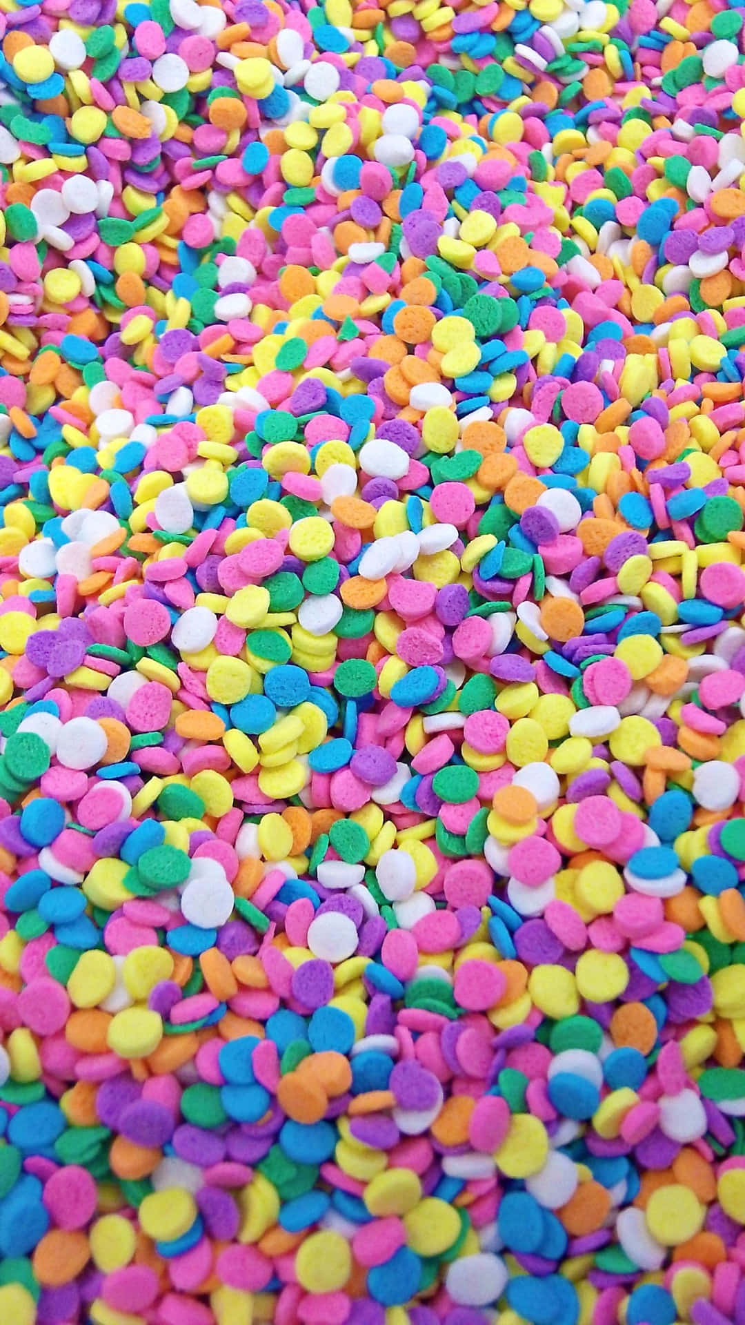 Colorful Candy Sprinkles Texture Background