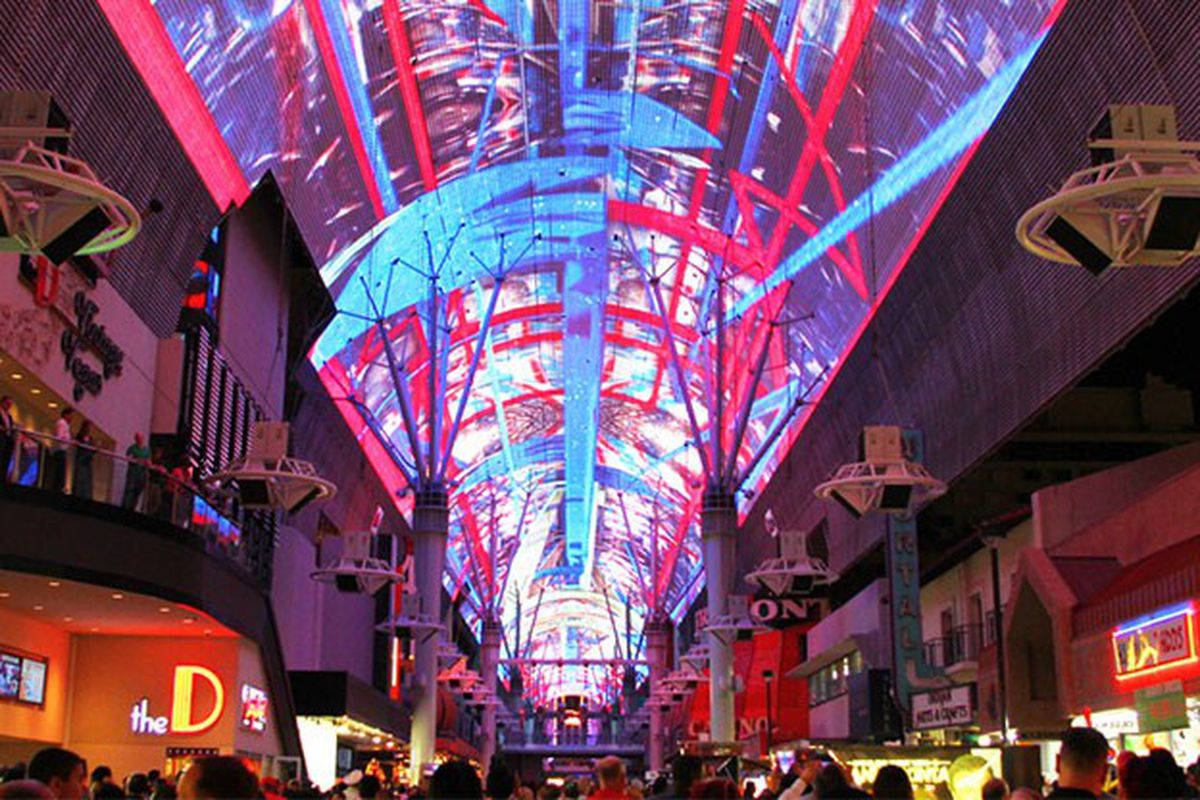 Colorful Ceiling Fremont Street