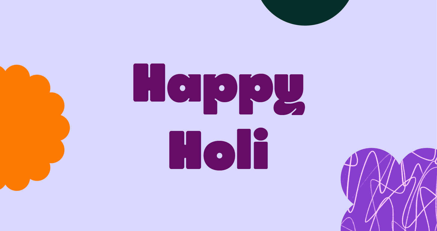 Colorful Celebrations Of Holi Background