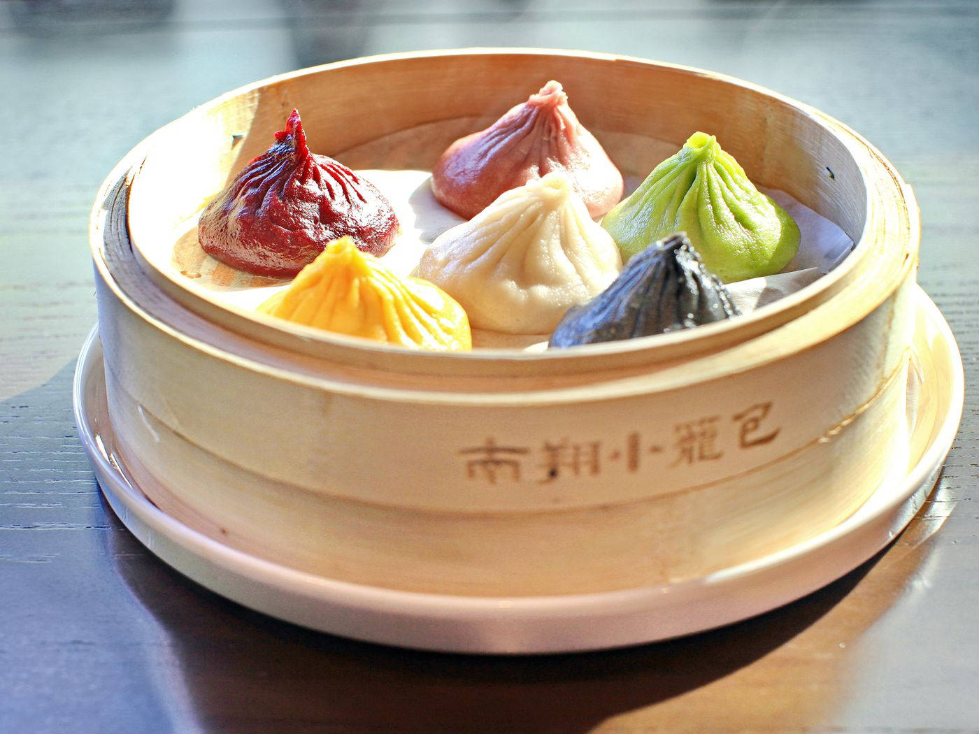 Colorful Chinese Xiaolongbao Steam Bun