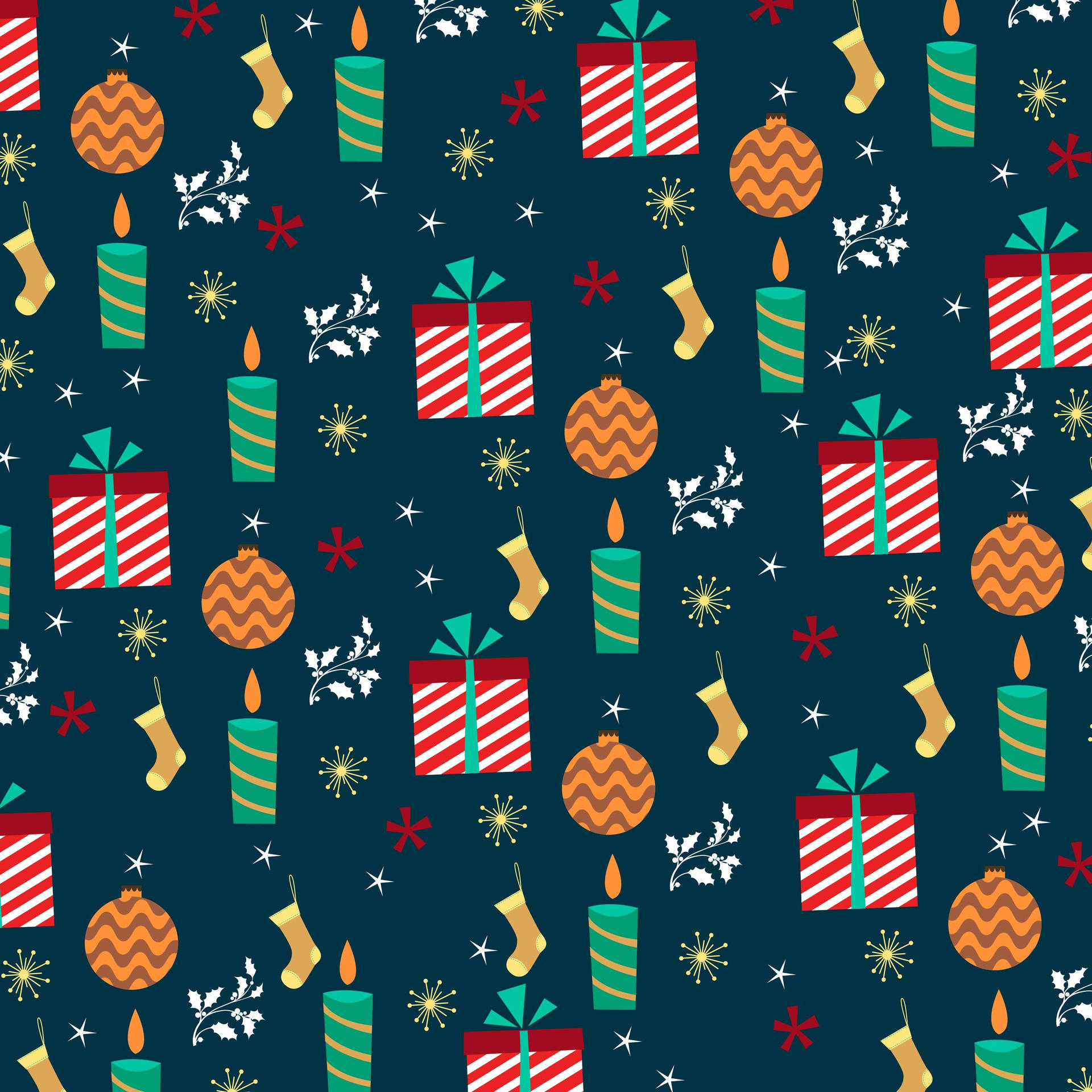 Colorful Christmas Pattern