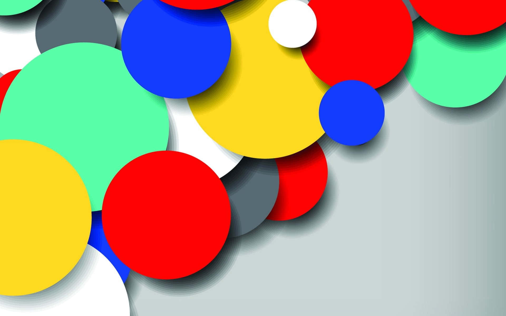 Colorful Circles Abstract Background Background