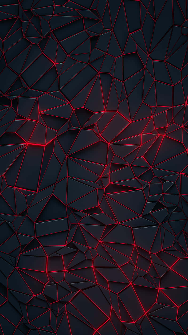 Colorful Contrast Of Black And Red Background