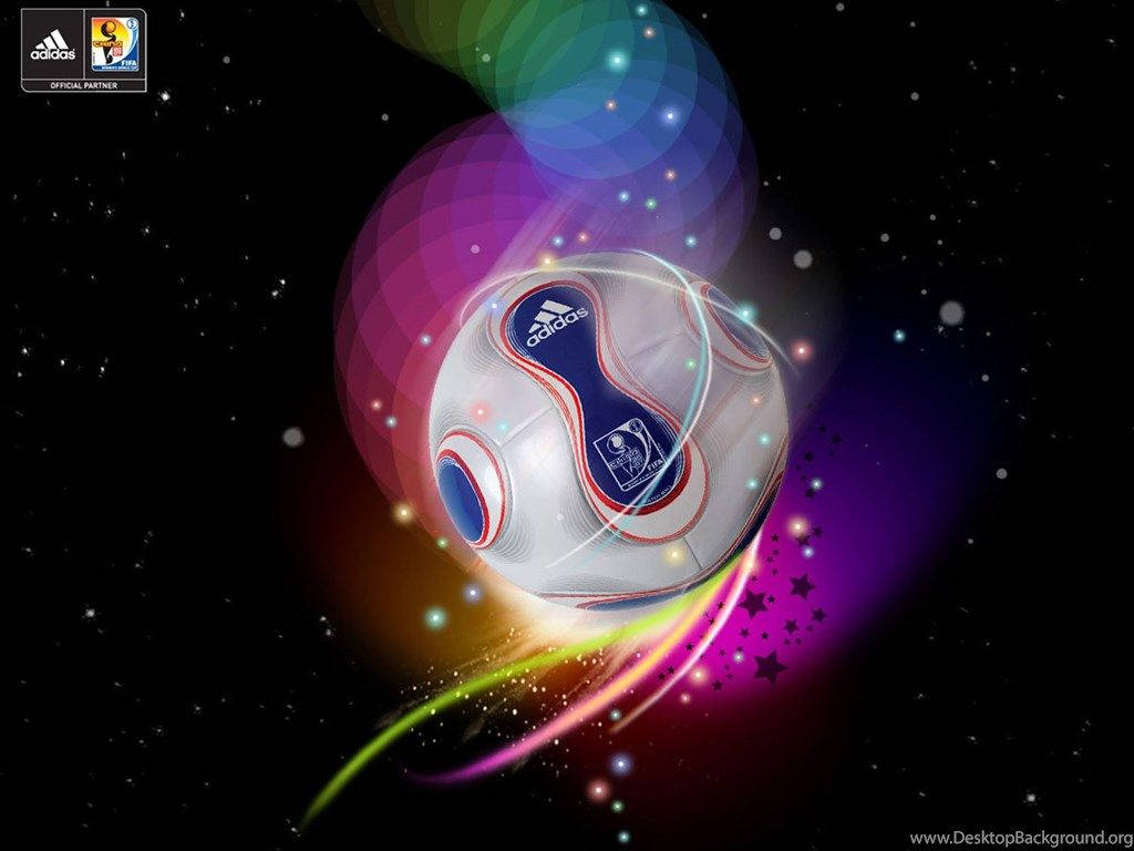 Colorful Cool Soccer Background