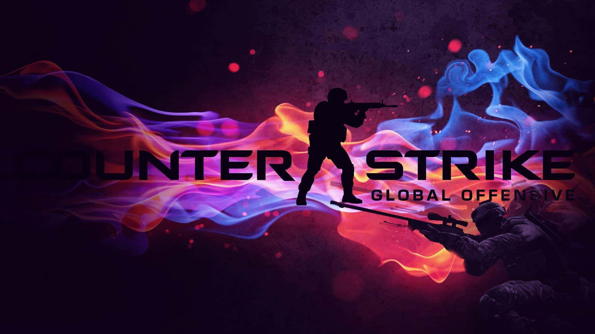 Colorful Counterstrike Global Offensive Desktop Background