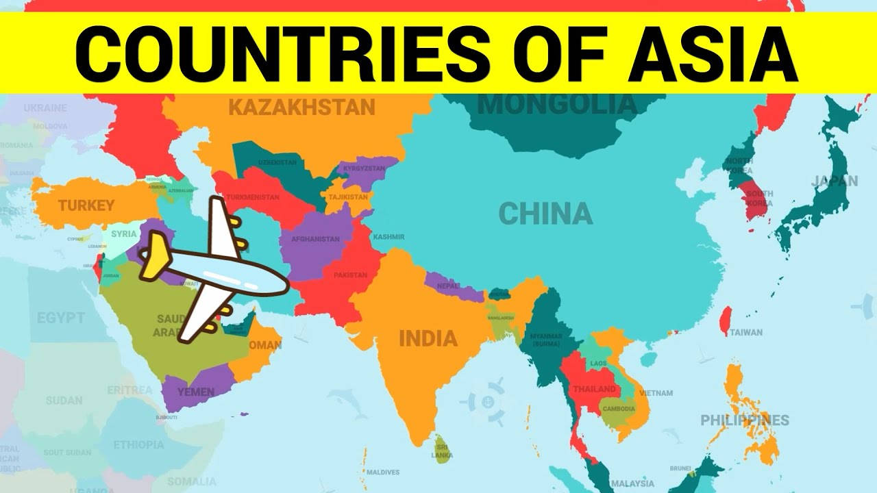 Colorful Countries Of Asia