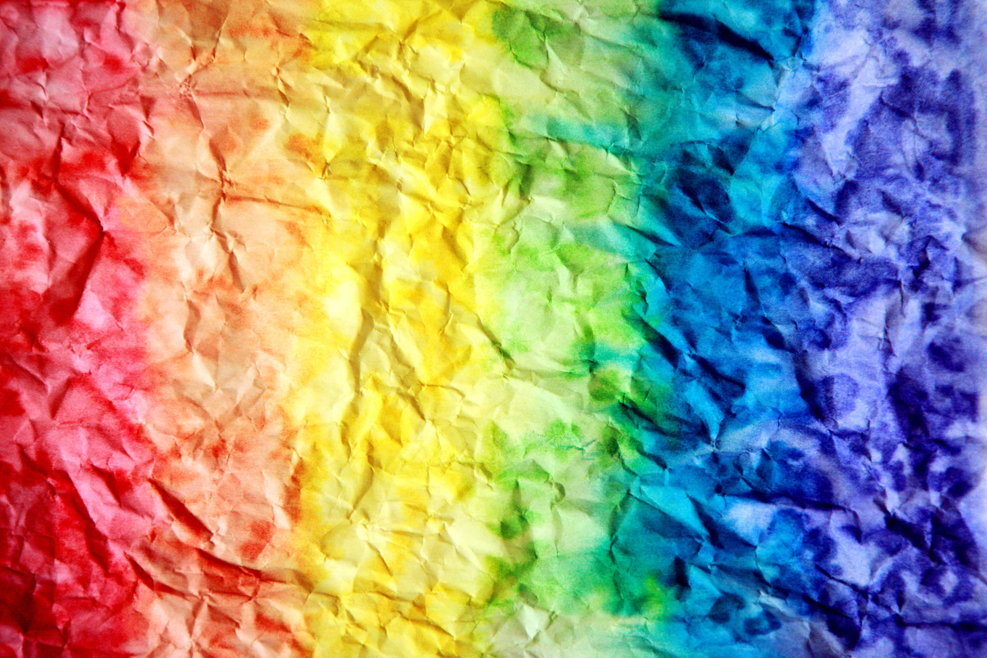 Colorful Crumpled Paper Texture Background