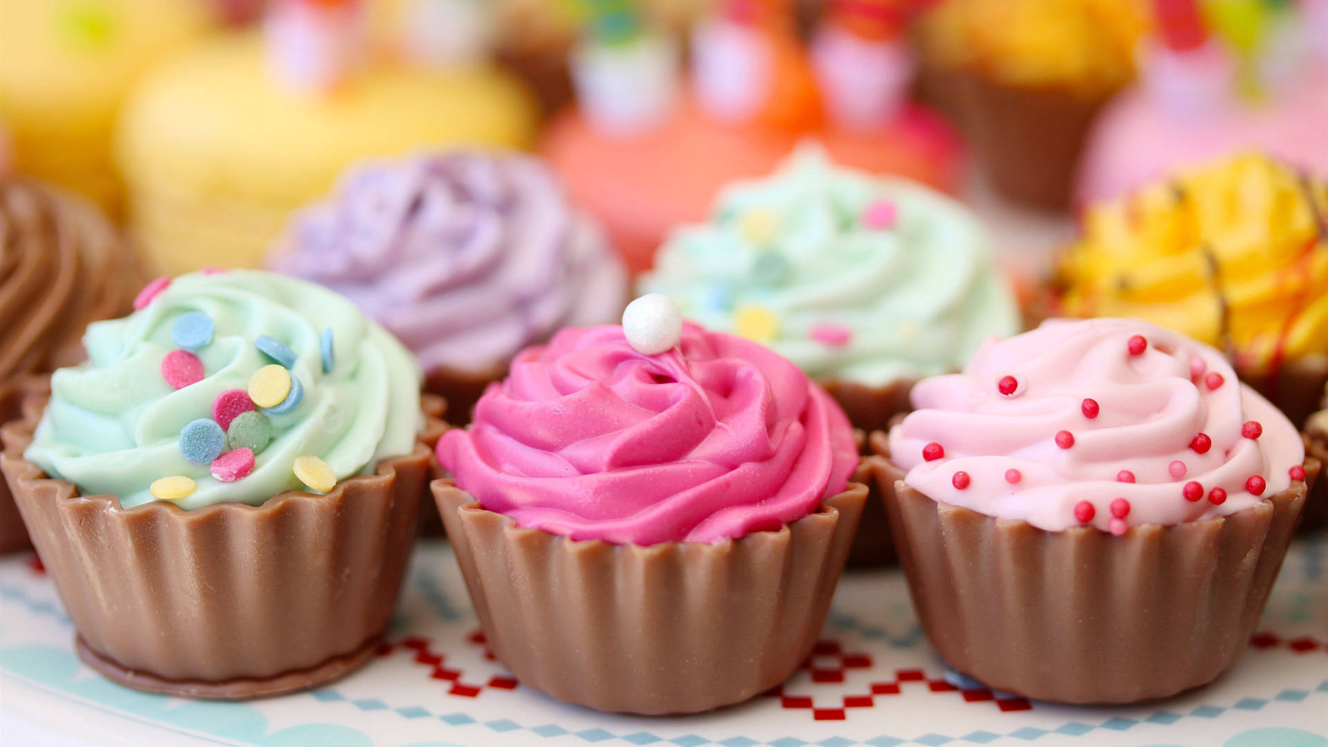 Colorful Cupcake Desserts