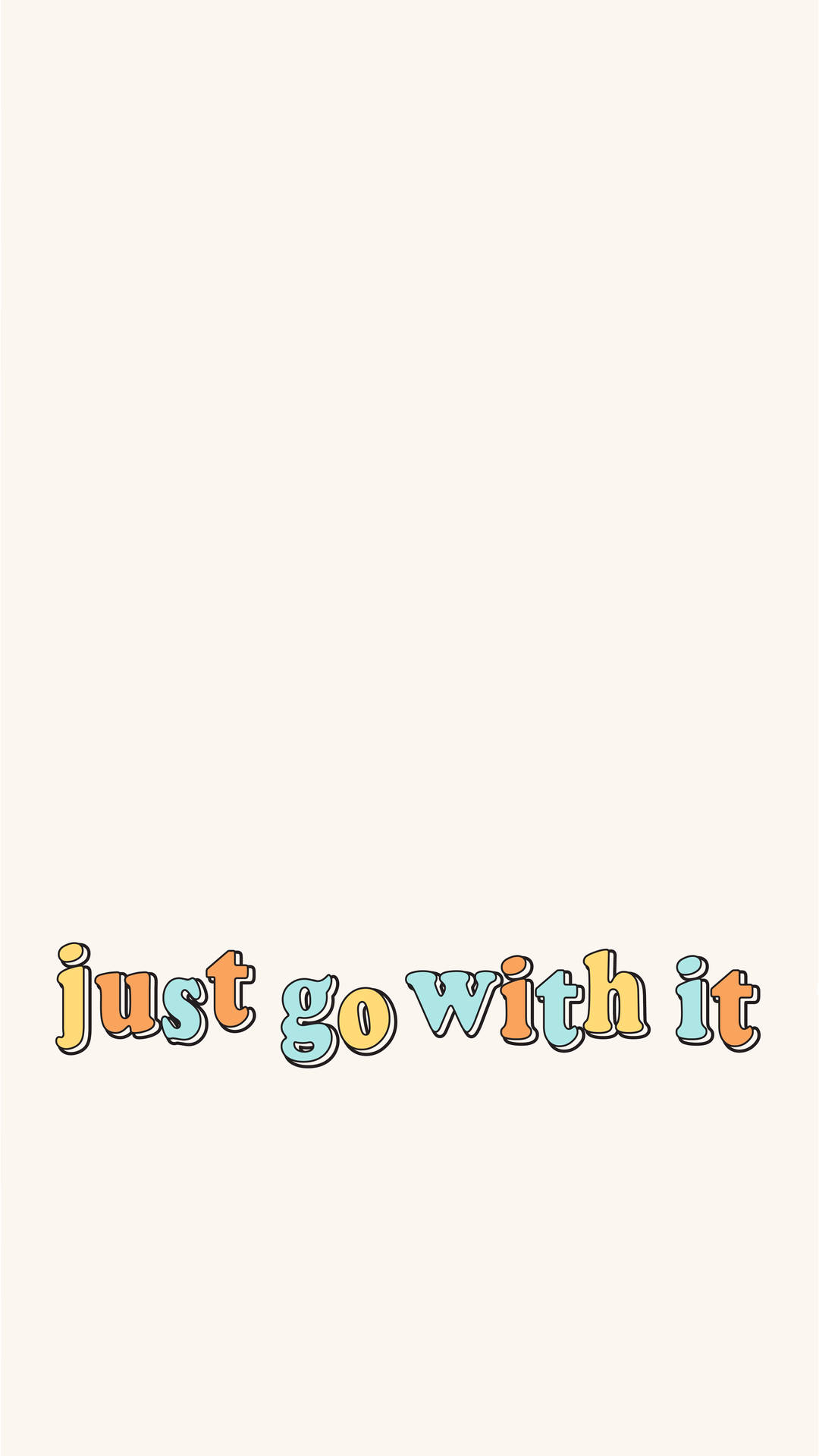 Colorful Cute Quotes Background