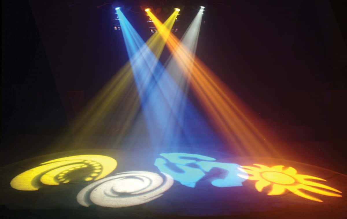 Colorful D J Lighting Effects Background