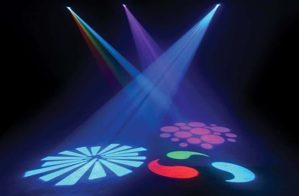 Colorful D J Lighting Effects Background