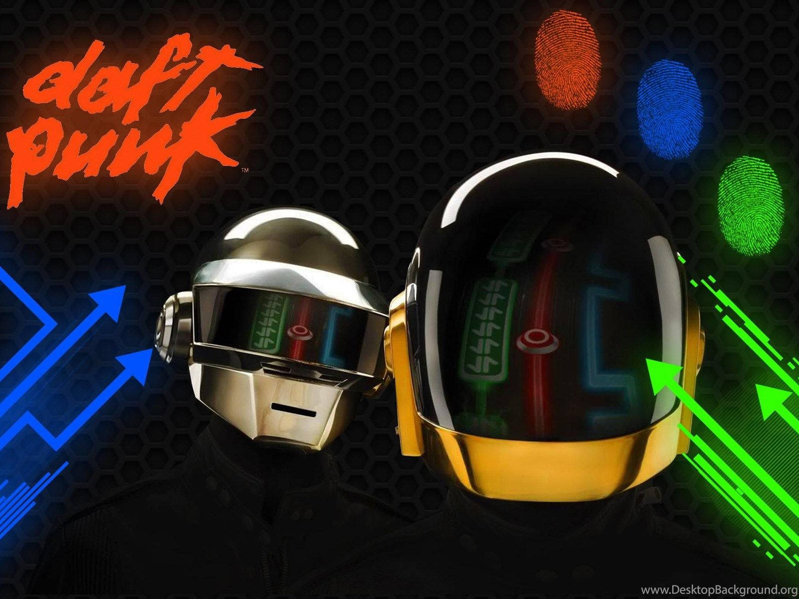 Colorful Daft Punk Helmets Hd